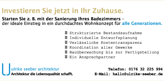 Investieren Sie jetzt in Ihr Zuhause.
