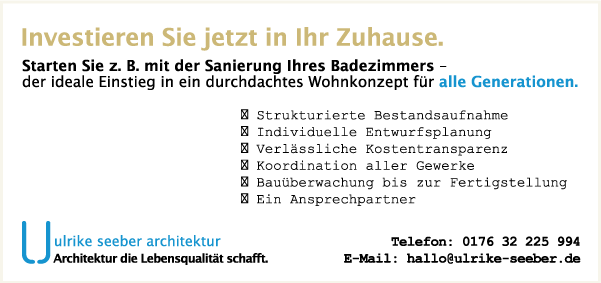 Investieren Sie jetzt in Ihr Zuhause.