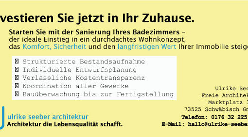 Investieren Sie in Ihr Zuhause