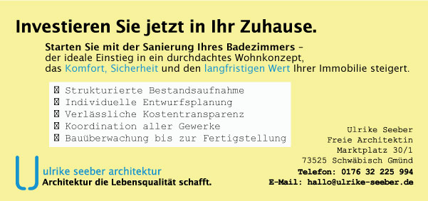 Investieren Sie in Ihr Zuhause